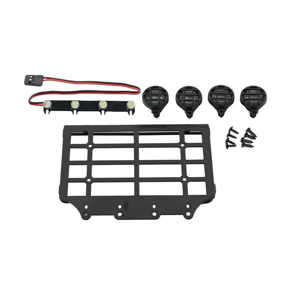 Upgraded Metal Luggage Rack with Light For MN82 1/12 RC Spare Parts Upgraded Metal Luggage Rack with Light For MN82 1/12 RC Spare Parts