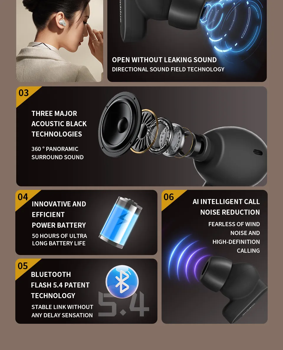MEIZU Mblue AR01 インイヤーヘッドセット ワイヤレス Bluetooth 5.4 イヤホン デュアル同軸ドライバーユニット 360°サラウンドステレオ AI通話 ノイズキャンセリング 50時間再生 デジタルディスプレイ スポーツヘッドホン MEIZU Mblue AR01 インイヤーヘッドセット ワイヤレス Bluetooth 5.4 イヤホン デュアル同軸ドライバーユニット 360°サラウンドステレオ AI通話 ノイズキャンセリング 50時間再生 デジタルディスプレイ スポーツヘッドホン