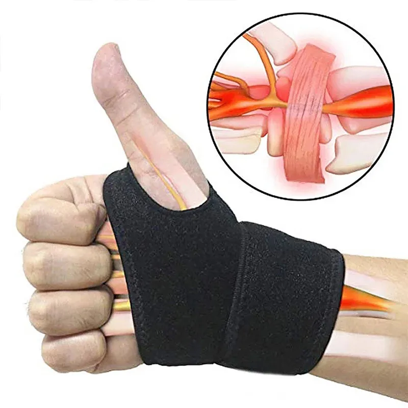 KALOAD Adjustable Wrist Brace for Compression Relief Support Left Handed Splint for Tendonitis Arthritis Adults at Work KALOAD Adjustable Wrist Brace for Compression Relief Support Left Handed Splint for Tendonitis Arthritis Adults at Work