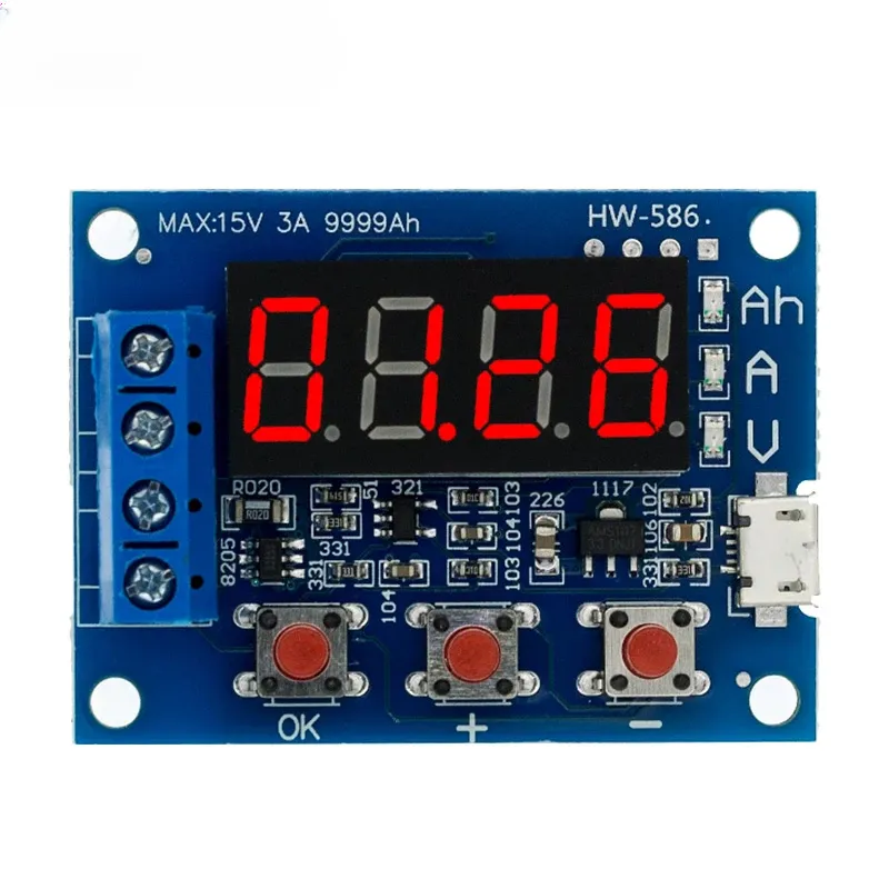 ZB2L3 Battery Tester LED Digital Display 18650 Lithium Battery Power Supply Test Resistance Lead-acid Capacity Discharge Meter Accurate Measurement ZB2L3 Battery Tester LED Digital Display 18650 Lithium Battery Power Supply Test Resistance Lead-acid Capacity Discharge Meter Accurate Measurement