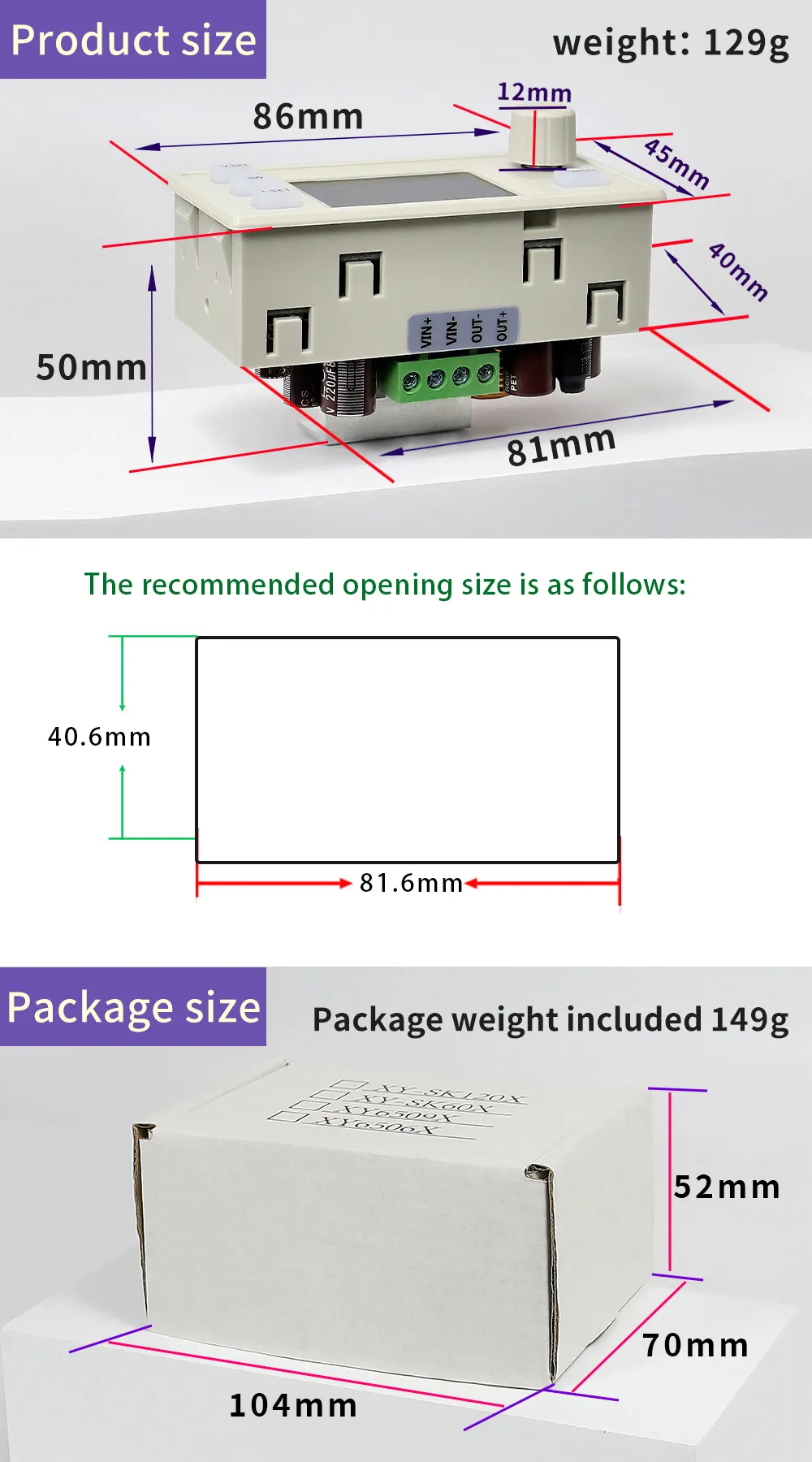 Sinilink XY6509X CNC Adjustable DC Power Supply Constant Voltage Constant Current Maintenance 65V 9A 585W Step-Down Module Sinilink XY6509X CNC Adjustable DC Power Supply Constant Voltage Constant Current Maintenance 65V 9A 585W Step-Down Module