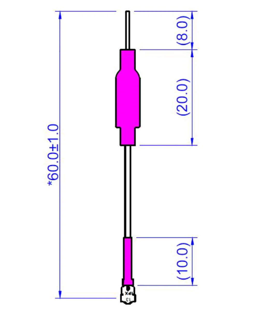 2PCS Happymadel Linear Dipole U.FL 5.8G Small Copper Tube Antenna for Mobula7 1S Mobula8 RC FPV Racing Drone 2PCS Happymadel Linear Dipole U.FL 5.8G Small Copper Tube Antenna for Mobula7 1S Mobula8 RC FPV Racing Drone