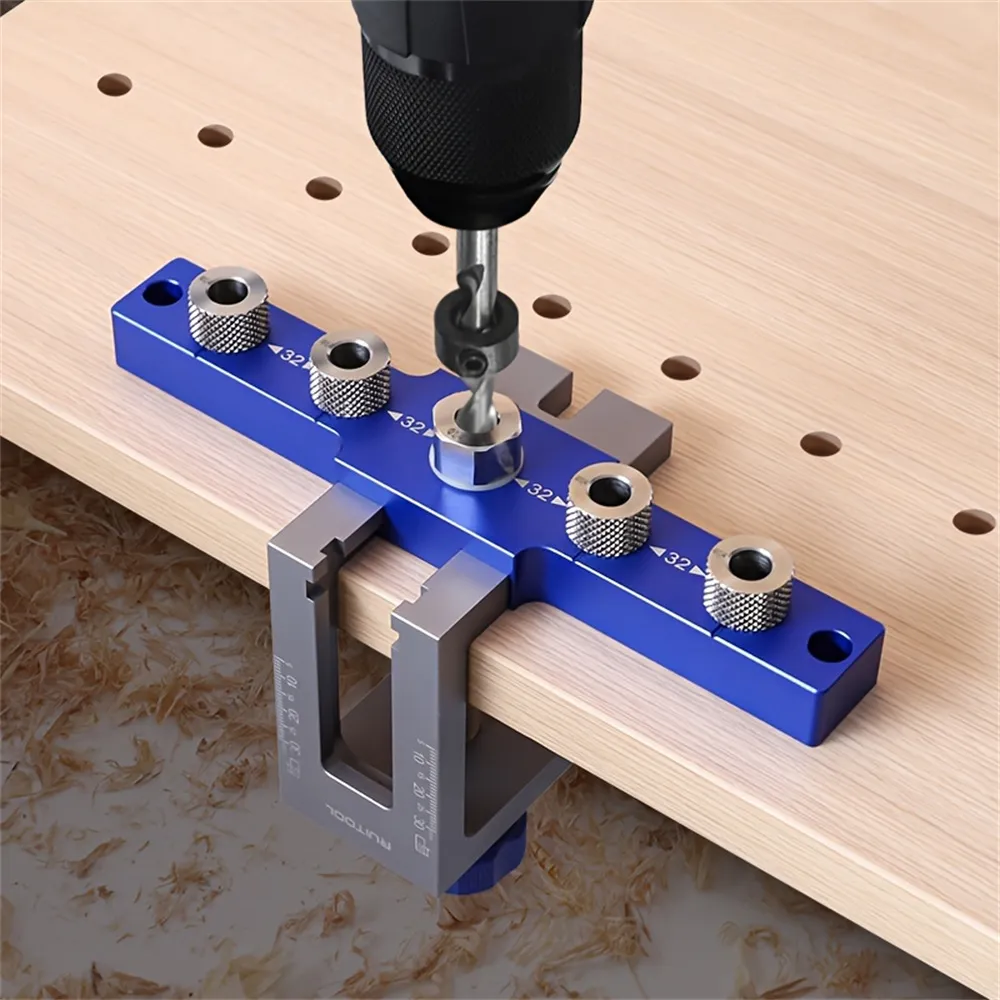 RUITOOL メトリック/インペリアル ダボジグキット ドリルガイドロケーター キャビネットハードウェアジグ 6mm 8mm 10mm 1/4 5/16 3/8 ドリルガイドブッシング付き RUITOOL メトリック/インペリアル ダボジグキット ドリルガイドロケーター キャビネットハードウェアジグ 6mm 8mm 10mm 1/4 5/16 3/8 ドリルガイドブッシング付き