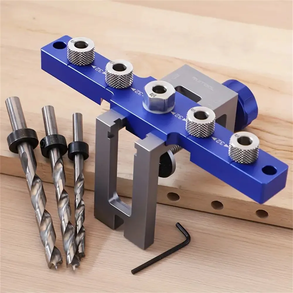 RUITOOL メトリック/インペリアル ダボジグキット ドリルガイドロケーター キャビネットハードウェアジグ 6mm 8mm 10mm 1/4 5/16 3/8 ドリルガイドブッシング付き RUITOOL メトリック/インペリアル ダボジグキット ドリルガイドロケーター キャビネットハードウェアジグ 6mm 8mm 10mm 1/4 5/16 3/8 ドリルガイドブッシング付き