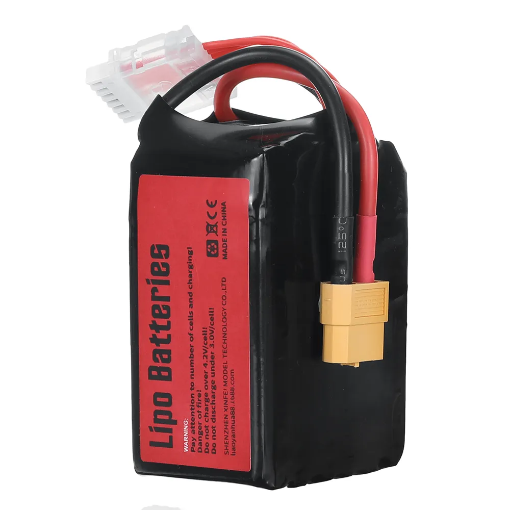 ZOP Power 22.2V 1500mAh 100C 6S LiPo Battery With XT60 Plug for SpeedyBee Master 5 V2 GEPRC MARK5 DC HD 6S CineApe35 6S FPV Drone