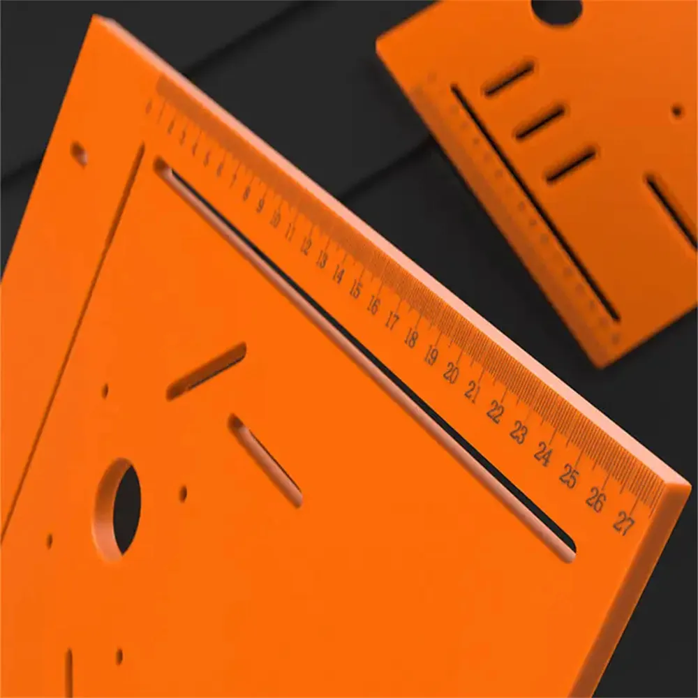 Circular Saw Base Plate Circular Saw Guide Rail Bottom Plate Bakelite 28x15cm 28x20cm 28x25cm Laser Scale Adjustable Leaning Bar for 4-Inch Motors Universal Compatibility