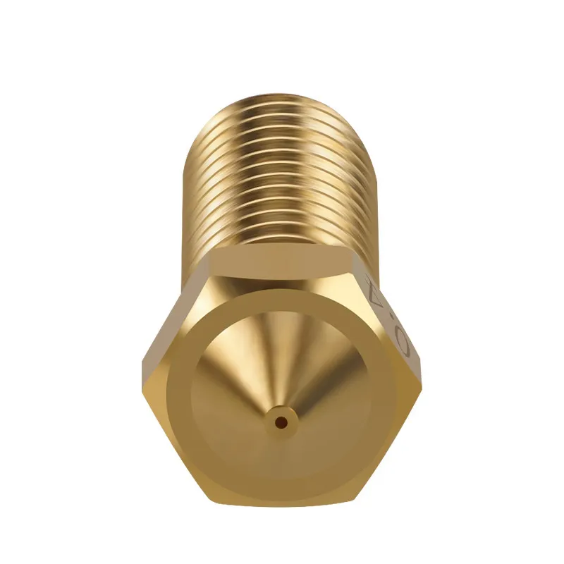 Anycubic Kobra 2 0.4mm Brass Volcano Nozzle Filament High Temperature Resistance CNC Precision for 3D Printer