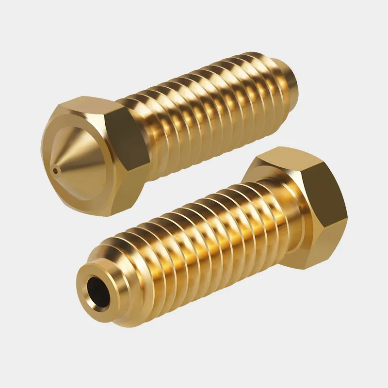 Anycubic Kobra 2 0.4mm Brass Volcano Nozzle Filament High Temperature Resistance CNC Precision for 3D Printer