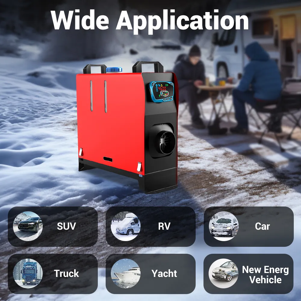 Red Two-way 12V Car Diesel Air Parking Heater Customized Only Red Two-way 12V Car Diesel Air Parking Heater Customized Only