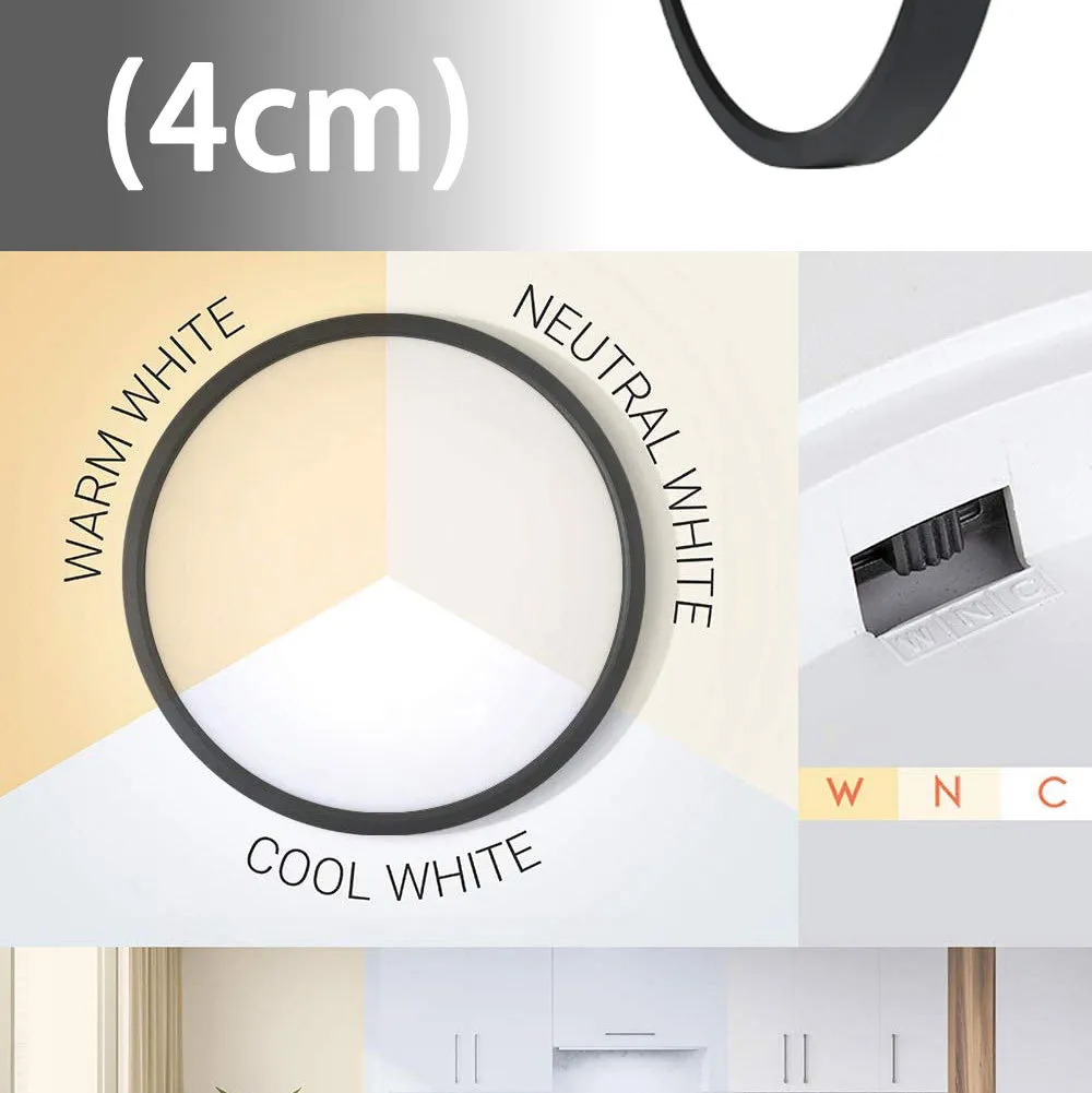 LIXINCORDA 24W WIFI Smart Ceiling Lamp Bluetooth RGBCW Colorful 1920lm Bedroom Lamp Works With Tuya Alexa Google