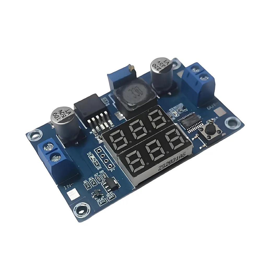 LM2596 XL4015 5A 3A Voltage Current Dual Digital Display Buck Converter 2.5-35V Input 1.25-35V Output High Efficiency Voltage Regulator Module LM2596 XL4015 5A 3A Voltage Current Dual Digital Display Buck Converter 2.5-35V Input 1.25-35V Output High Efficiency Voltage Regulator Module