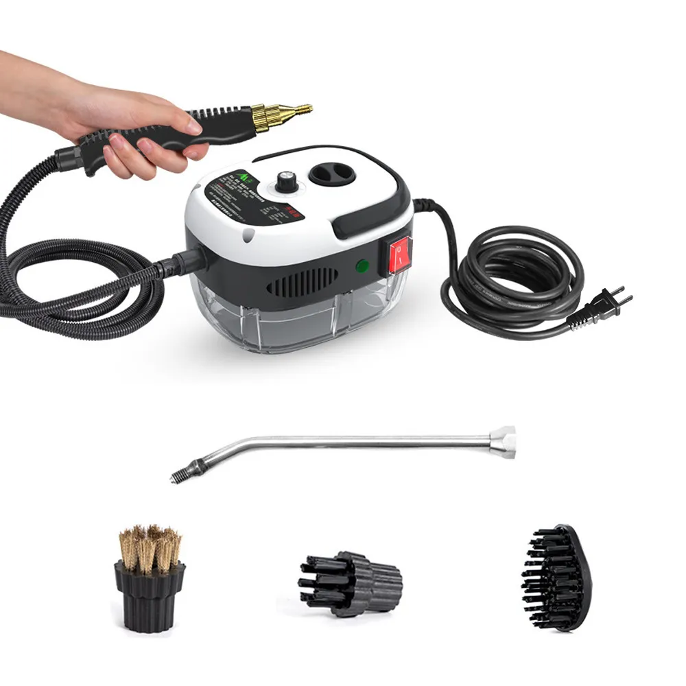 2500W High-Temperature High-Pressure Steam Cleaner 230V 901ml Capacity 4 Temperature Levels ABS Base for Kitchen Air Conditioner Cleaning 2500W High-Temperature High-Pressure Steam Cleaner 230V 901ml Capacity 4 Temperature Levels ABS Base for Kitchen Air Conditioner Cleaning