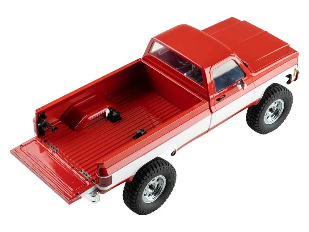 FMS FCX18 Chevrolet K10 RTR 1/18 2.4G 4WD RC Car Rock Crawler Two Speed LED Light Pickup Off Road Climbing Truck Vehicles Models Remote Control Toys