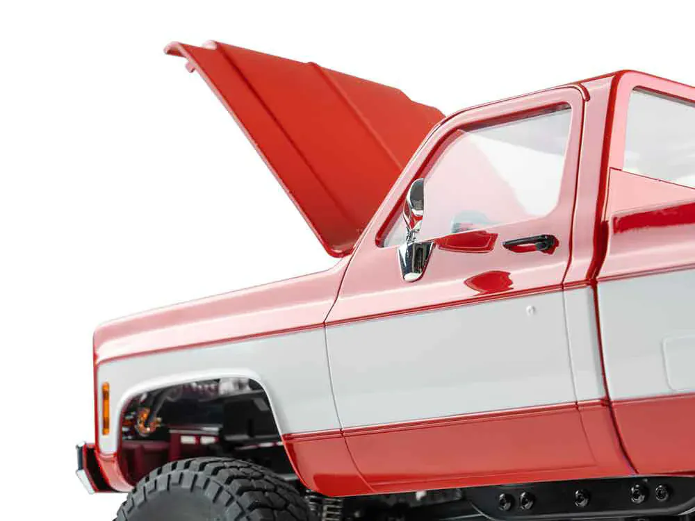 FMS FCX18 Chevrolet K10 RTR 1/18 2.4G 4WD RC Car Rock Crawler Two Speed LED Light Pickup Off Road Climbing Truck Vehicles Models Remote Control Toys