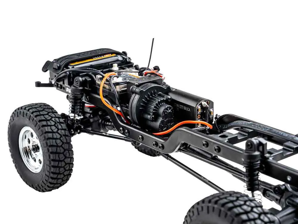 FMS FCX18 Chevrolet K10 RTR 1/18 2.4G 4WD RC Car Rock Crawler Two Speed LED Light Pickup Off Road Climbing Truck Vehicles Models Remote Control Toys