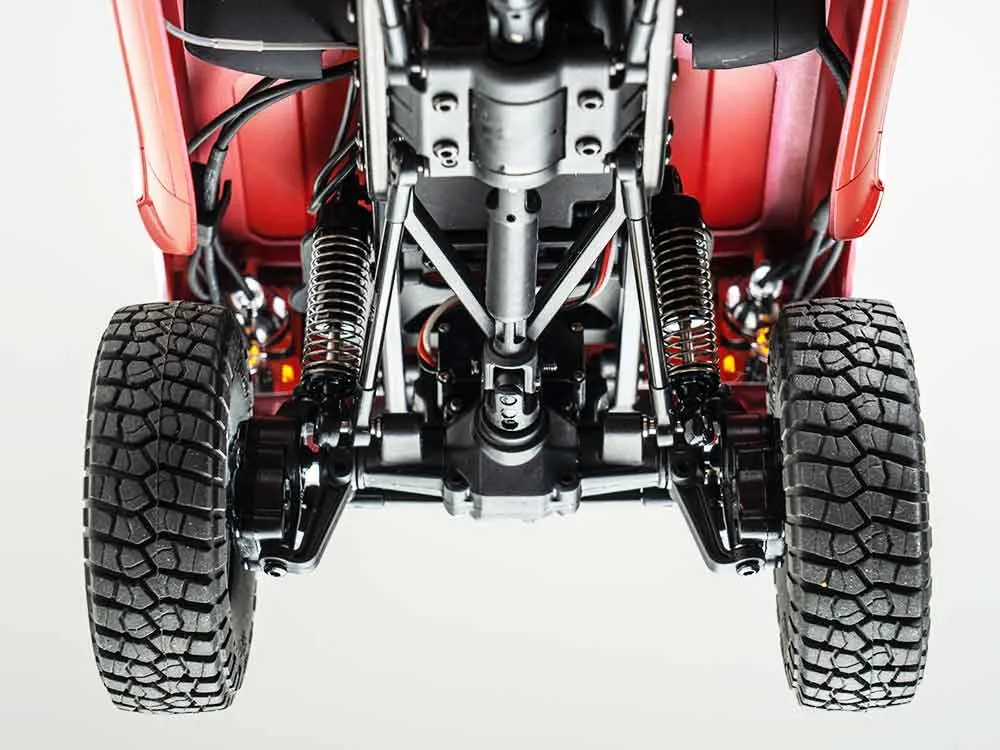 FMS FCX18 Chevrolet K10 RTR 1/18 2.4G 4WD RC Car Rock Crawler Two Speed LED Light Pickup Off Road Climbing Truck Vehicles Models Remote Control Toys