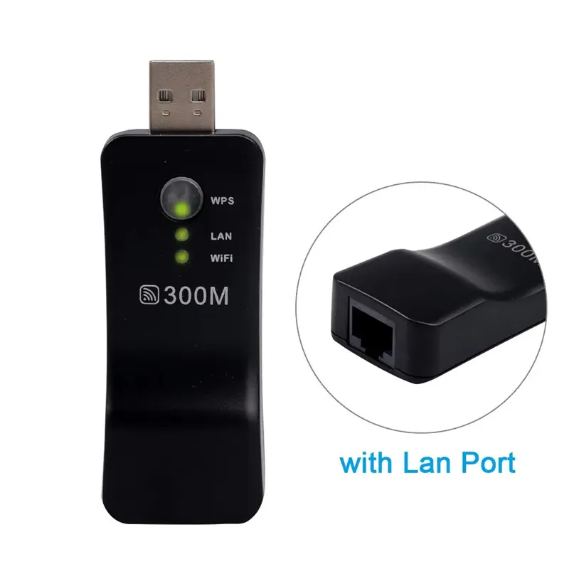 PIXLINK UE01 300Mbps USB WIFI Repeater Signal Extender WPS AP Mode Wireless Amplifier for Smart TV Network Adapter