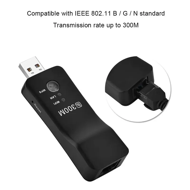 PIXLINK UE01 300Mbps USB WIFI Repeater Signal Extender WPS AP Mode Wireless Amplifier for Smart TV Network Adapter