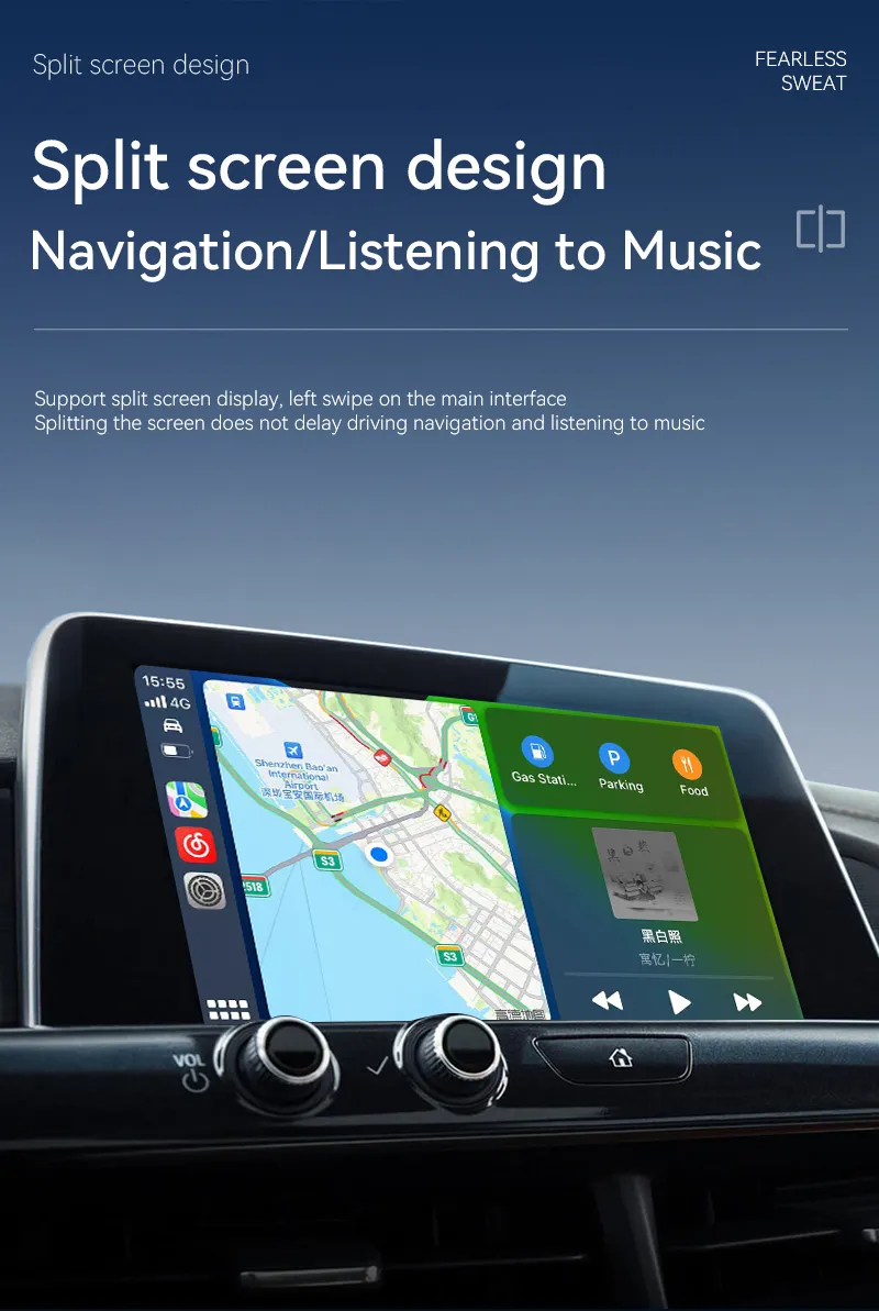 LAESD 2 In 1 Wireless Carplay Auto Adapter Carplay Box Auto Car Machine Interconnection Carplay Wired To Wireless Box Plug and Play Dongle for iPhone Android LAESD 2 In 1 Wireless Carplay Auto Adapter Carplay Box Auto Car Machine Interconnection Carplay Wired To Wireless Box Plug and Play Dongle for iPhone Android