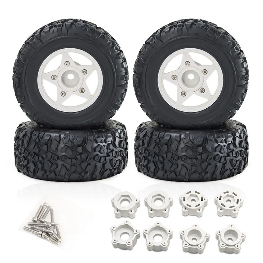 4PCS D231 Upgraded Off-Road Tires Wheels for 1/8 1/10 Short Course Truck RC Cars Vehicles Models Parts Accessories 4PCS D231 Upgraded Off-Road Tires Wheels for 1/8 1/10 Short Course Truck RC Cars Vehicles Models Parts Accessories