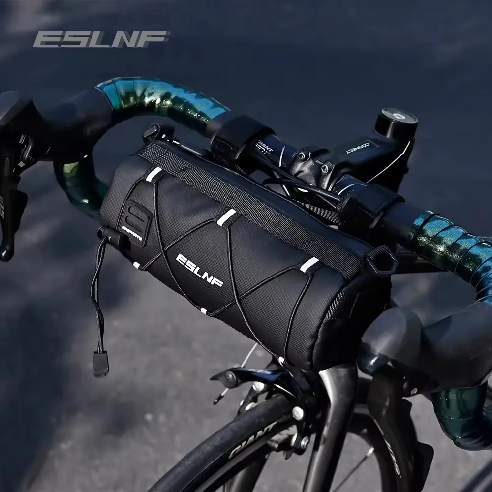 ESLNF Mountain Bike Front Bag Large Capacity Outdoor Storage Waterproof Multifunction Bicycle Bag Accessories ESLNF Mountain Bike Front Bag Large Capacity Outdoor Storage Waterproof Multifunction Bicycle Bag Accessories