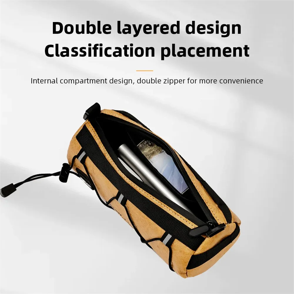 ESLNF Mountain Bike Front Bag Large Capacity Outdoor Storage Waterproof Multifunction Bicycle Bag Accessories ESLNF Mountain Bike Front Bag Large Capacity Outdoor Storage Waterproof Multifunction Bicycle Bag Accessories