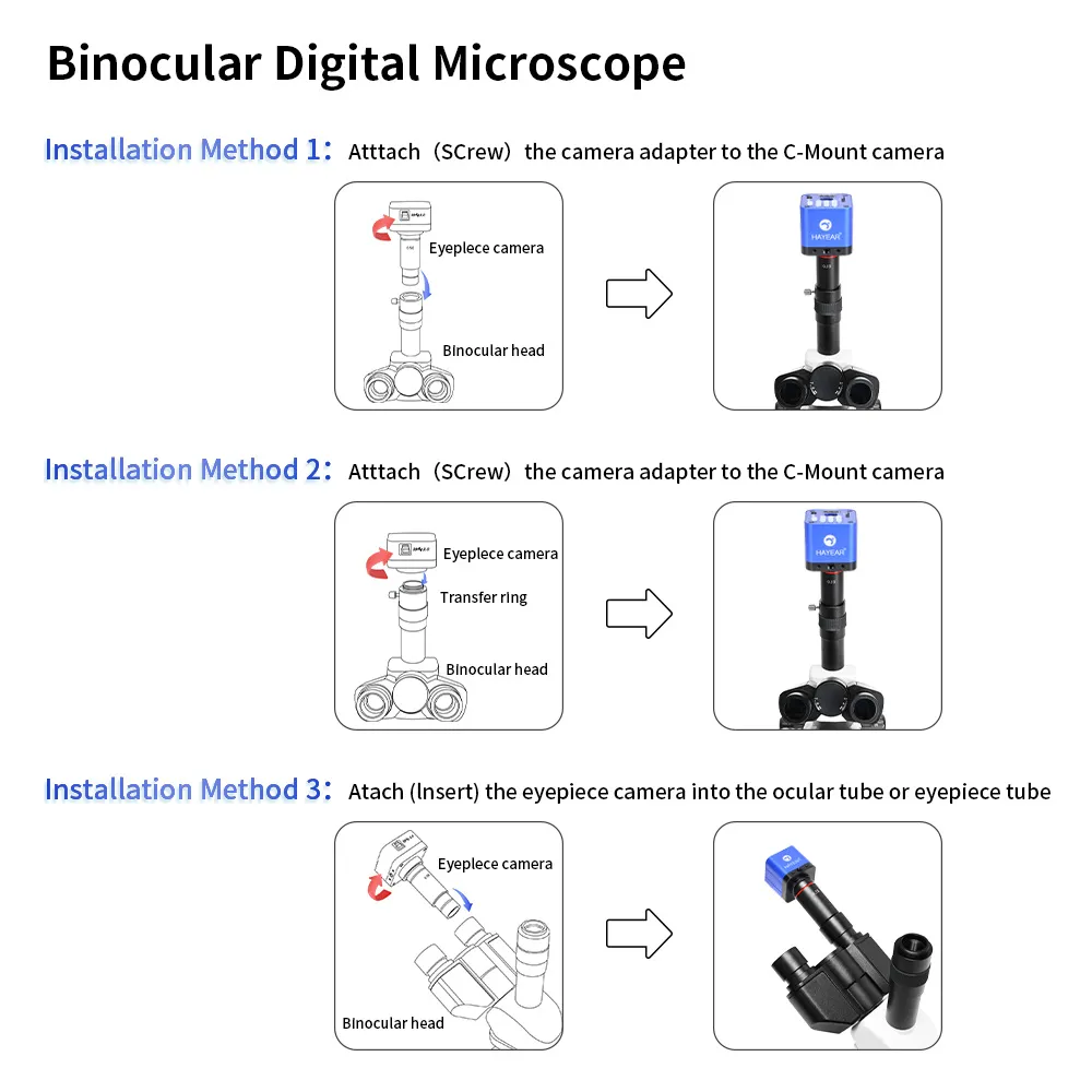 16MP Industrial Microscope Camera Electronic Eyepiece HDM=I USB for Biological Microscope Stereo Microscope