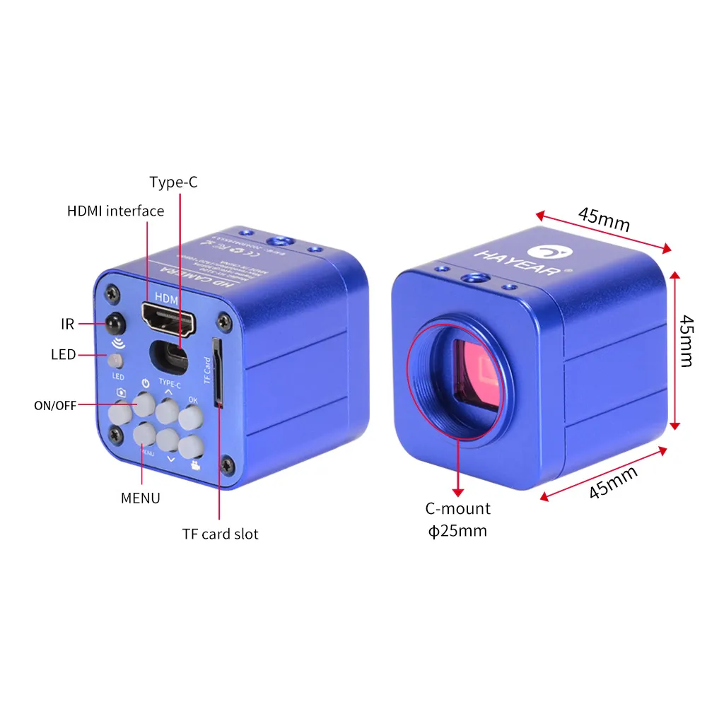 16MP Industrial Microscope Camera Electronic Eyepiece HDM=I USB for Biological Microscope Stereo Microscope