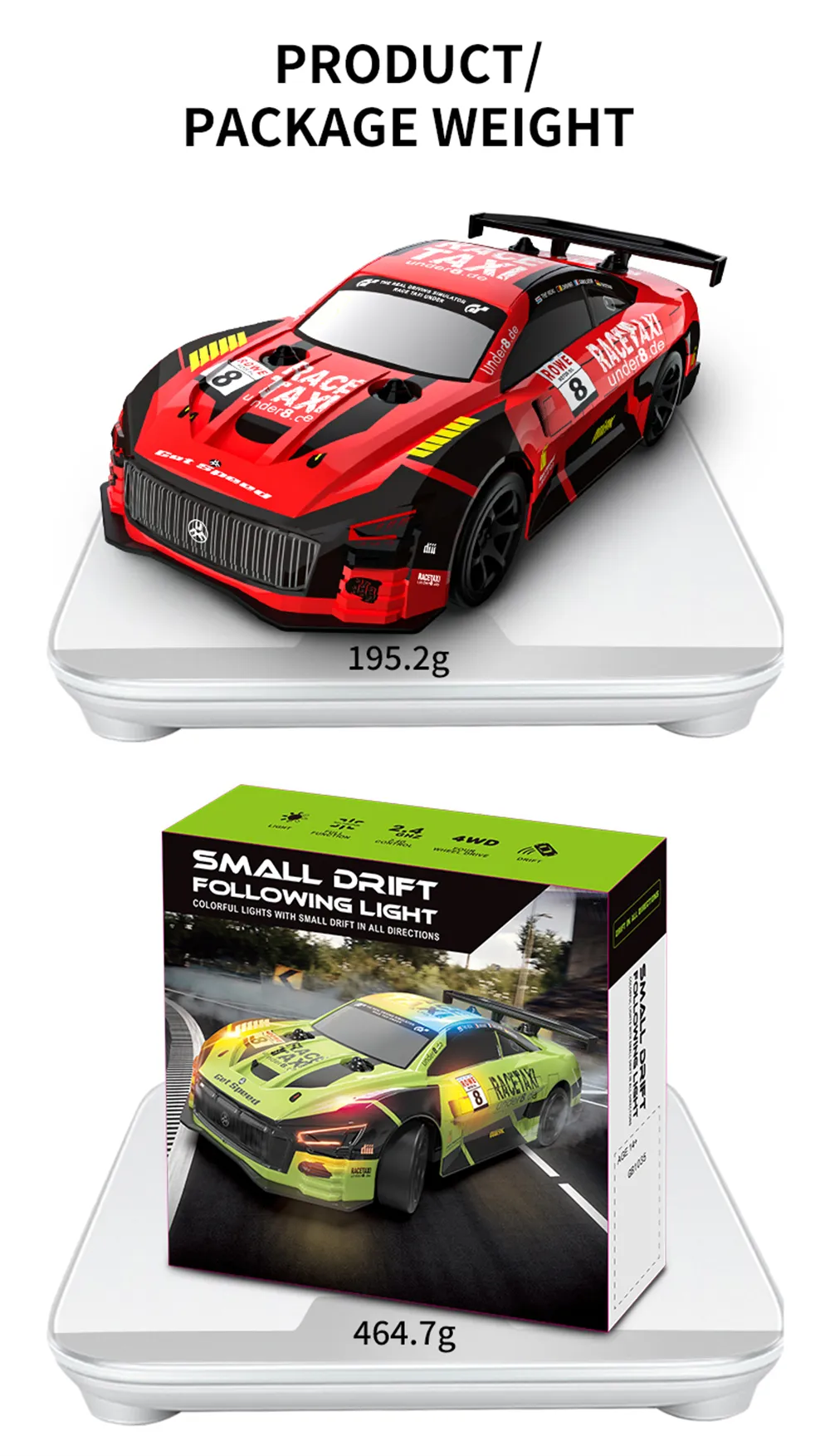 JJRC Q165 1/18 2.4G 4WD Dual Motor with LED Lights Super GT Sport Racing Drift RC Car RC Vehicles Model RTR Child Toys
