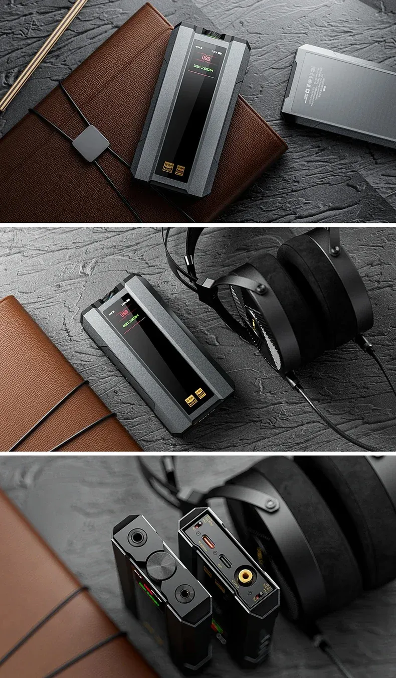 FiiO Q15 MQA Hi-Res Audio HIFI Headphone Amplifier Music Player Decoder AK4191 AK4499EX USB DAC Bluetooth Coaxial 3.5mm 4.4mm Outputs