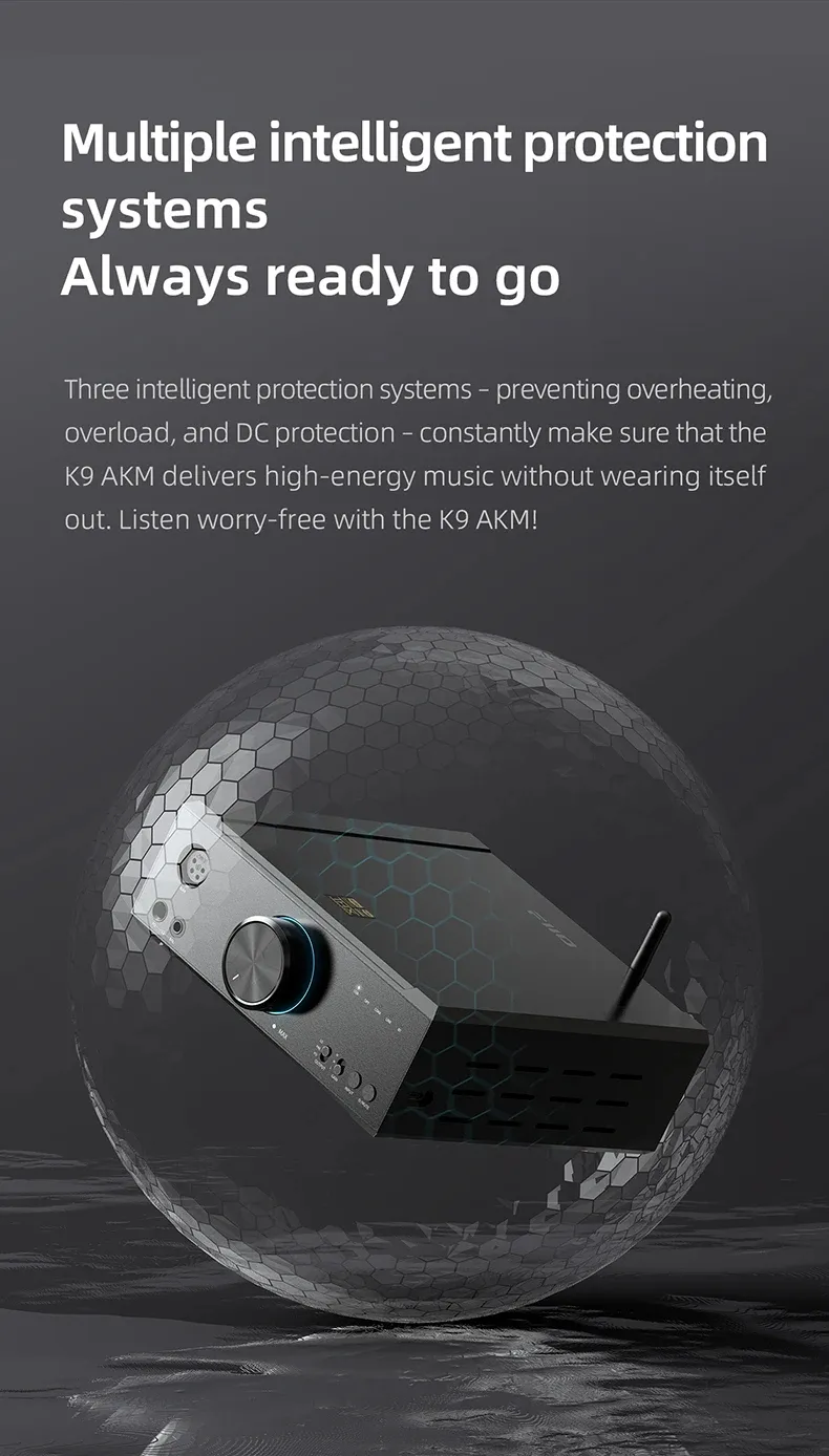 FiiO K9AKM Desktop HiFi Audio Decoder Headphone Amplifier bluetooth AK4199EQ+AK4499EX THX AAA 788+ LDAC aptXs DSD512 for PC Phone