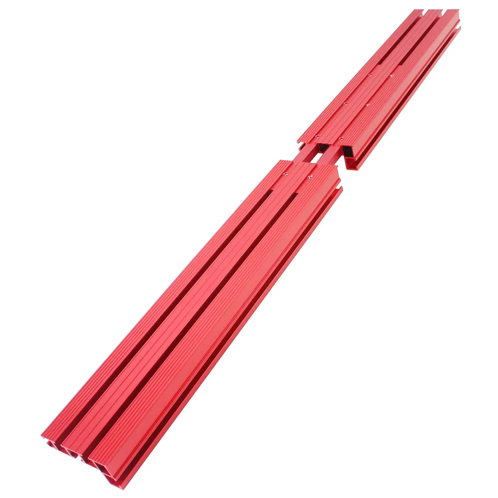 800mm Aluminum Alloy T-Track Table Saw Router Table Telescoping Fence Woodworking T-Slot Miter Track Fence