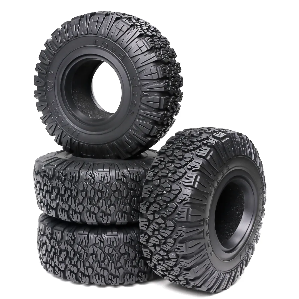 4PCS 1.9 inch Ko2 Wheel Tires for 1/10 SCX10 TRX4 Climbing RC Car Model Parts