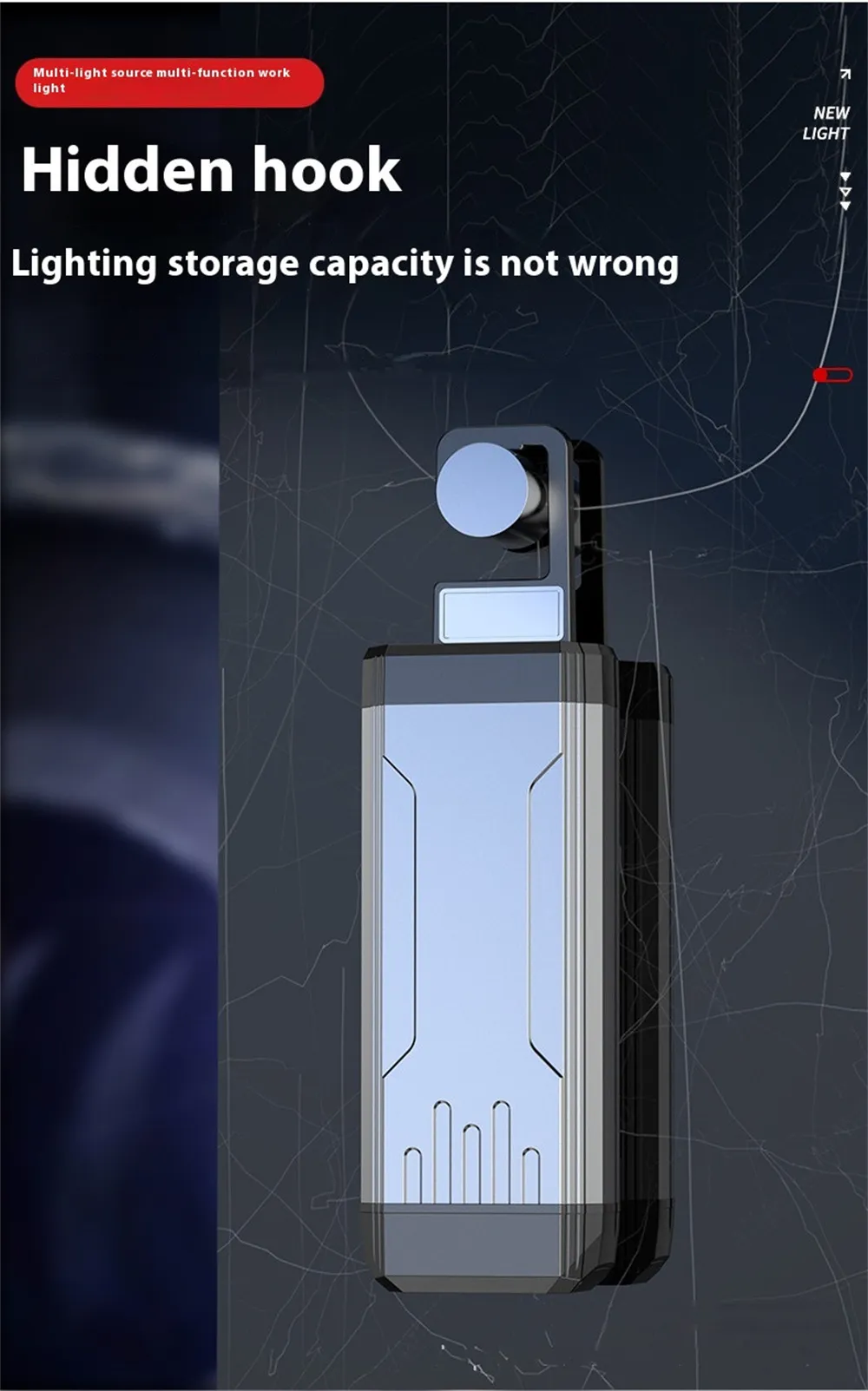 1000LM Super Bright Magnetic Flashlight USB Rechargeable Portable LED Work Lamp Multimode 18650 Waterproof Camping Tent Light 1000LM Super Bright Magnetic Flashlight USB Rechargeable Portable LED Work Lamp Multimode 18650 Waterproof Camping Tent Light