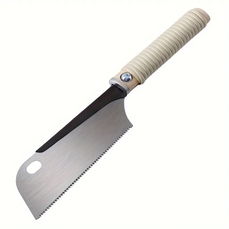 Pull Saw 6-Inch SK5 Steel Single-Edge 17 TPI Flexible Blade for Precise Cross Length Cuts Woodworking Tool