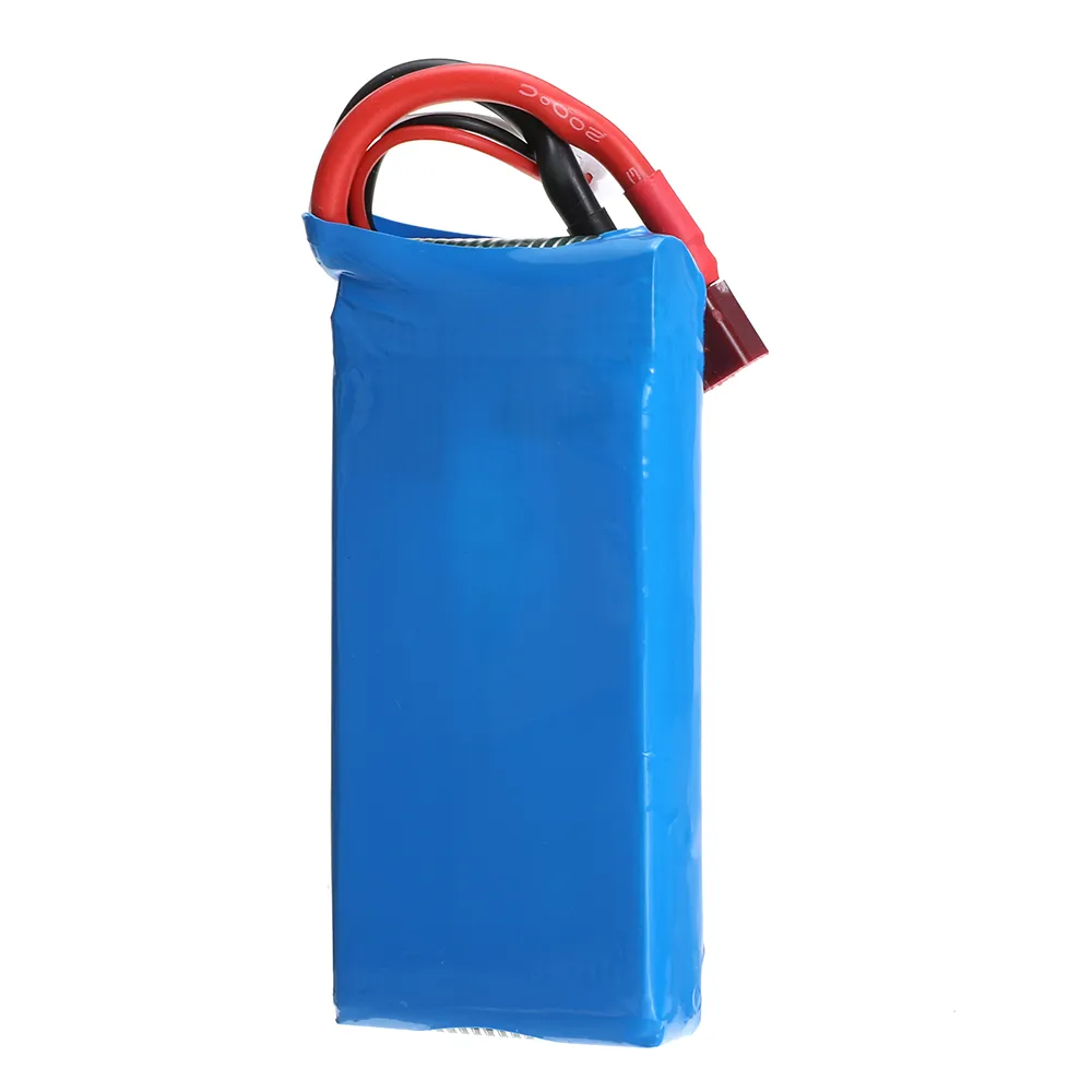 ZOP Power 7.4V 3800mAh 20C 2S Li-poly Battery with T Plug for Wltoys Car 124017 144010 124019 124018 and 144001 Car