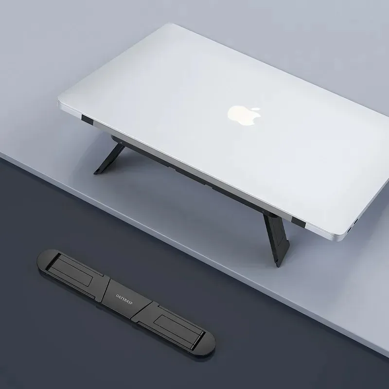Oatsbasf Foldable Laptop Stand Holder for iPad Macbook Pro Air Xiaomi Notebook Tablet Cooler Laptop Riser Stand Computer Support Bracket