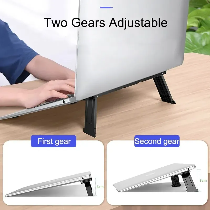 Oatsbasf Foldable Laptop Stand Holder for iPad Macbook Pro Air Xiaomi Notebook Tablet Cooler Laptop Riser Stand Computer Support Bracket