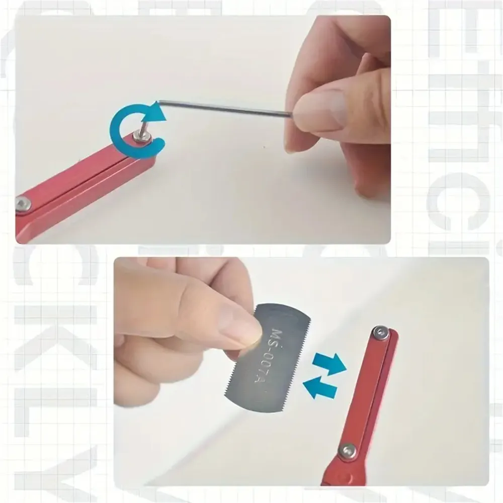 Light Alloy Shaped Hand Saw With 5 Special-Shaped Saw Blades For Assembly Gundam Model Hobby Building Making Tools DIY