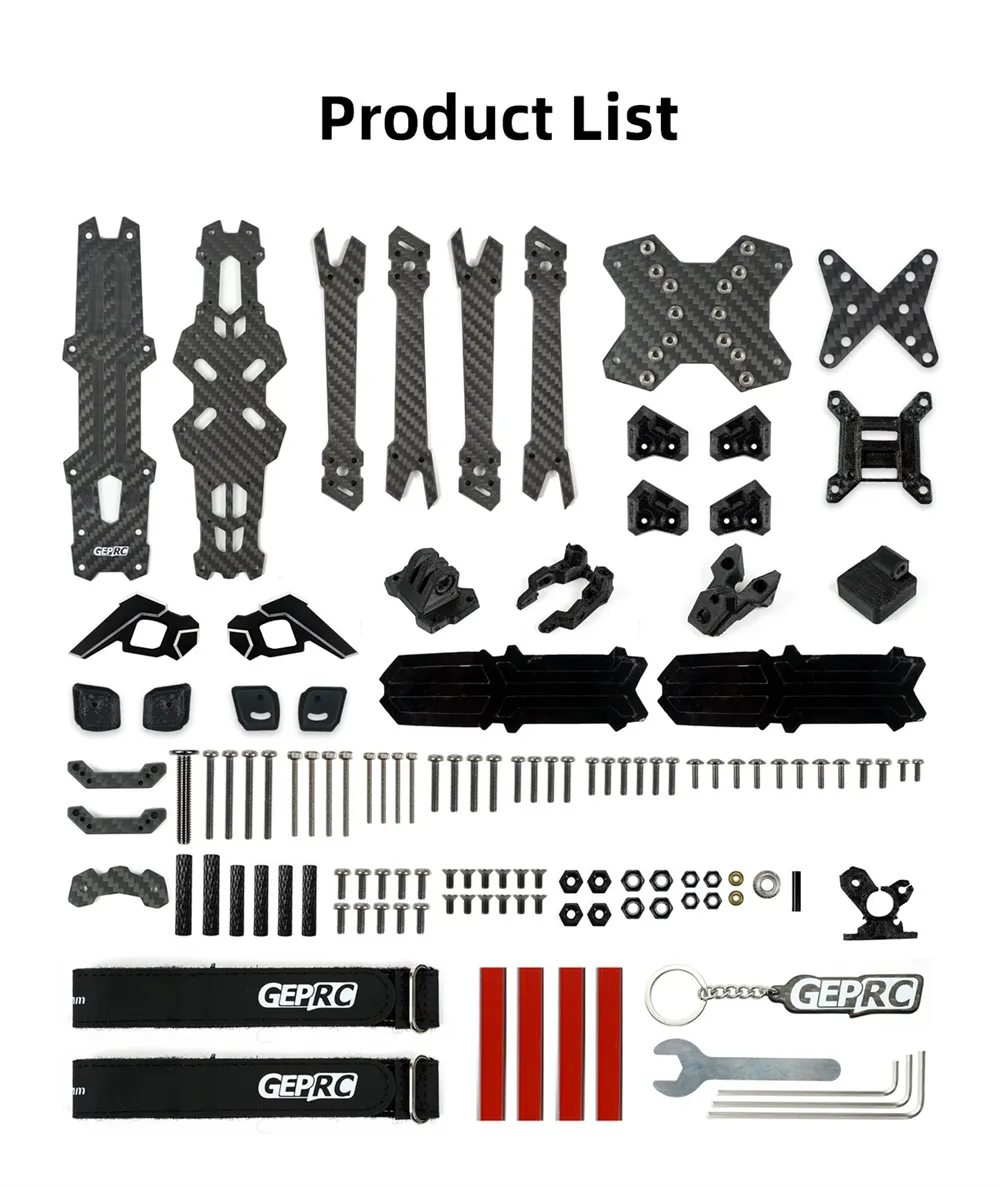 GEPRC Vapor-X 5 Inch/ 6 Inch Carbon Fiber Frame Kit & Frame Arm for RC FPV Racing Drone