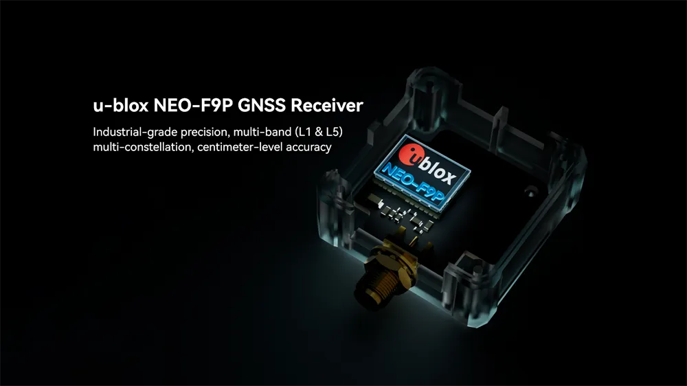 Holybro H-RTK NEO-F9P GPS Integrated GNSS Receiver RM3100 Compass for Base Station / Fixed Wing / Multi-Copter