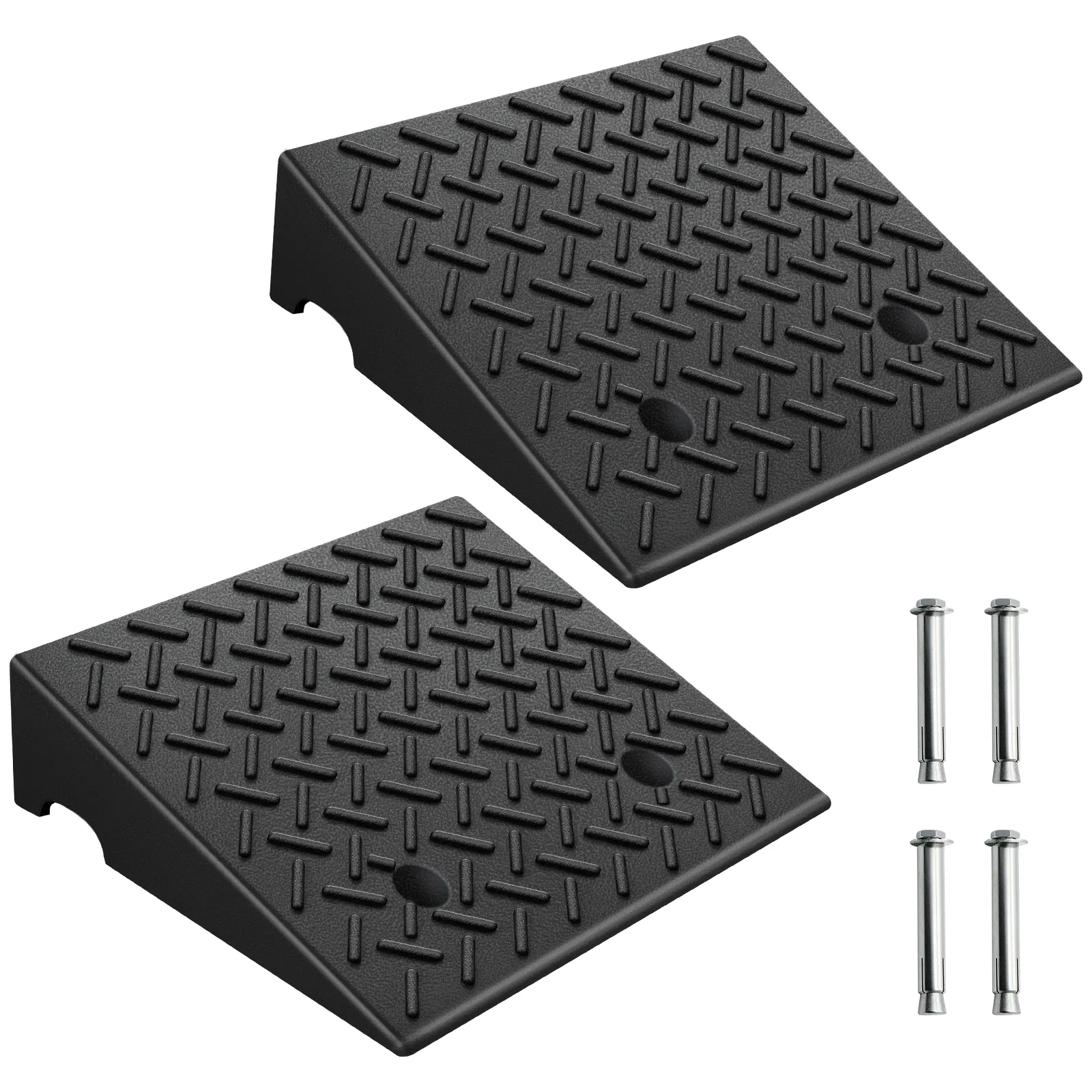 5 inch Plastic Curb Ramps for DIY Car Maintenance