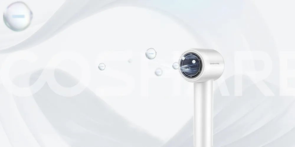 COSHARE HD10E High-Speed Hair Dryer 8 Billion Negative Ions 110,000 RPM Hair Dryer Lightweight Design EU Plug