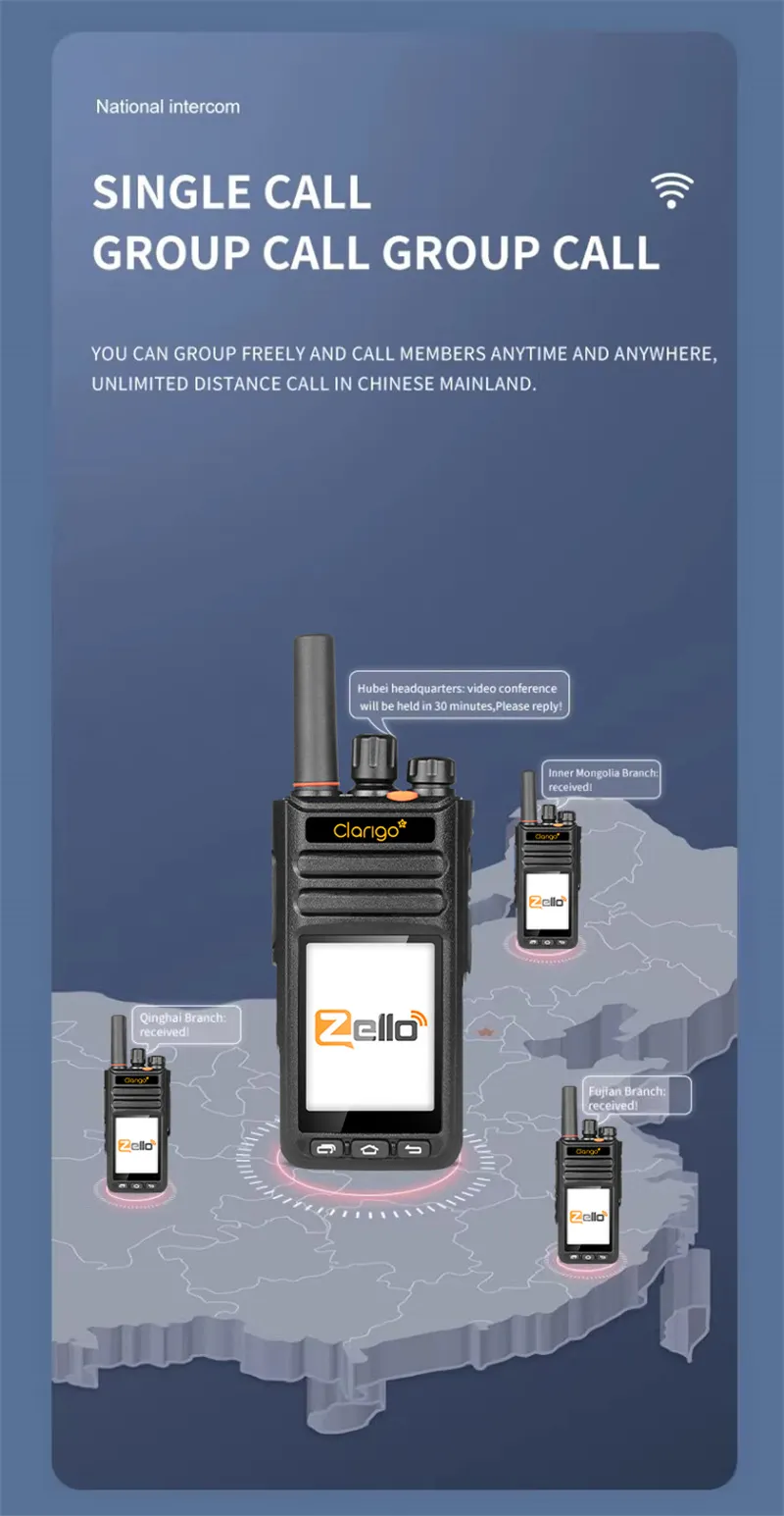 V1-M3 Zello 4G GPS Walkie Talkie Intercom 5000km Range bluetooth WiFi 2.4 Touchscreen 4000mAh V1-M3 Zello 4G GPS Walkie Talkie Intercom 5000km Range bluetooth WiFi 2.4 Touchscreen 4000mAh