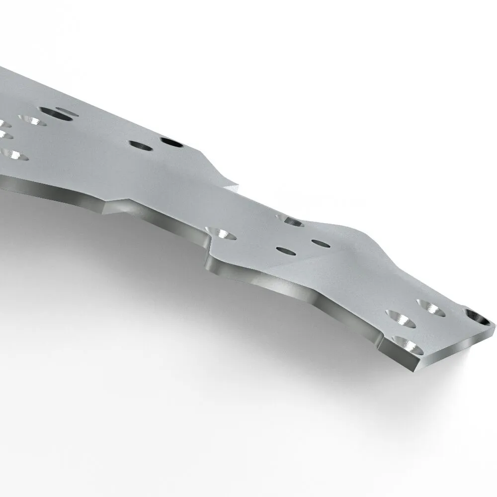 ZD Racing MT16 1/16 RC Car Parts Chassis Bottom Plate Aluminum Alloy Vehicles Models Spare Accessories 16019