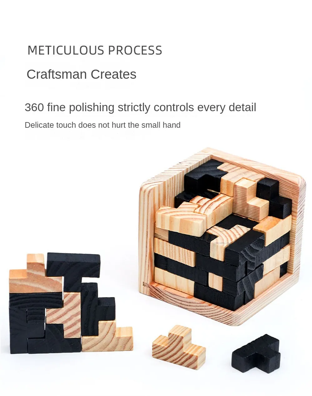 Wooden Cube Puzzle Letter 54T/54L Luban Locking Creative Educational Toy Brain IQ Mind Early Learning Game Gift Children Wooden Cube Puzzle Letter 54T/54L Luban Locking Creative Educational Toy Brain IQ Mind Early Learning Game Gift Children