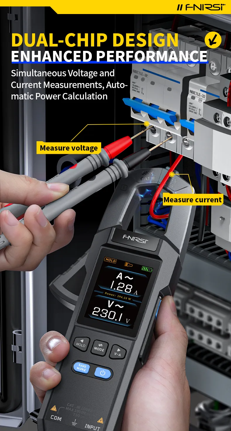 FNIRSI DMC-100 DC AC 600A Current Clamp Meter 10000 Counts Digital Multimeter USB Charger Amperimetric Clamp Electrician Tools FNIRSI DMC-100 DC AC 600A Current Clamp Meter 10000 Counts Digital Multimeter USB Charger Amperimetric Clamp Electrician Tools