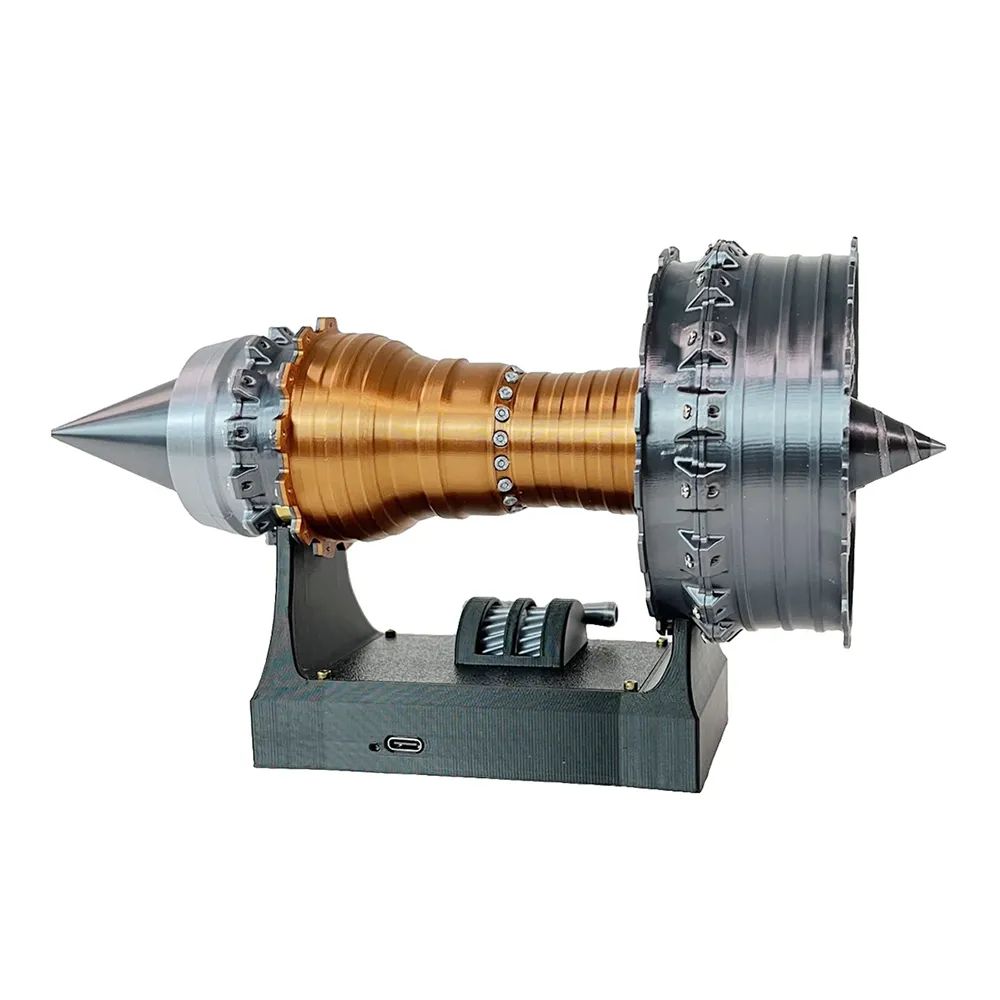 NIKOLATOY Small Size 24cm TR900 Turbofan Engine Model Decoration Science Discovery Toys NIKOLATOY Small Size 24cm TR900 Turbofan Engine Model Decoration Science Discovery Toys