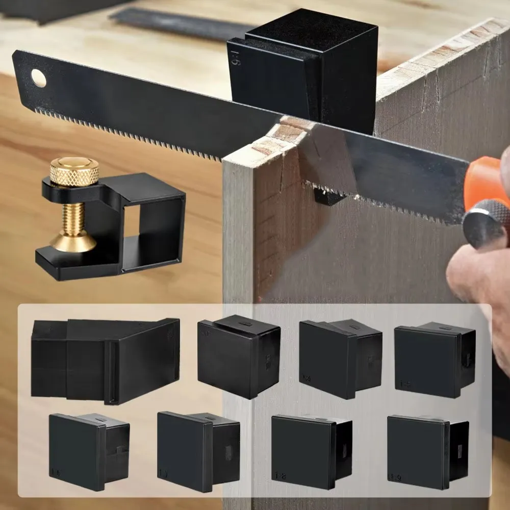 Woodworking Guide Dovetail Gauge Hand Saw Guide Plastic 90-Degree Right Angle Woodworking Marking and Sawing Tool for Precise Cuts Woodworking Guide Dovetail Gauge Hand Saw Guide Plastic 90-Degree Right Angle Woodworking Marking and Sawing Tool for Precise Cuts