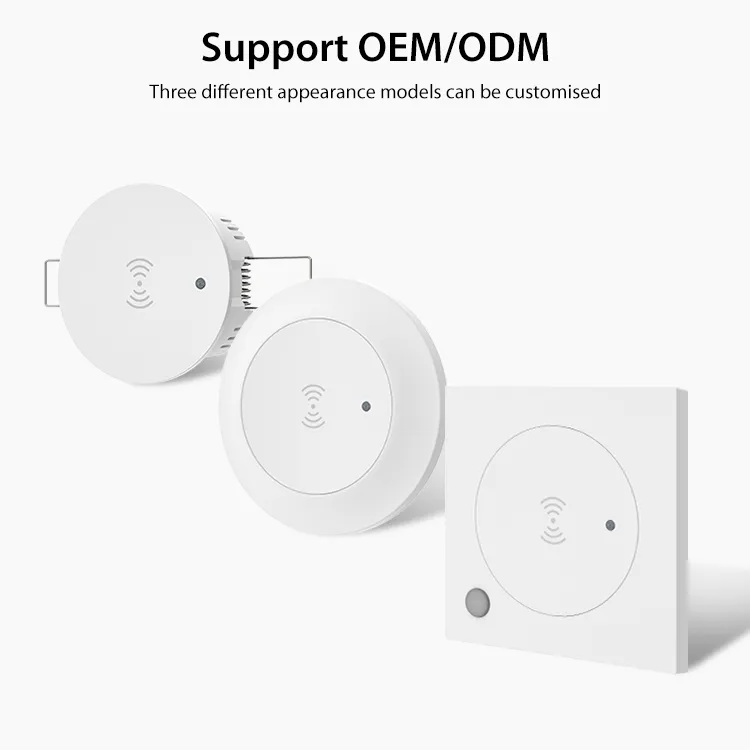 NEO Tuya Zigbe 24G MmWave Radar Smart Human Presence Sensor with Illumination Detector Support Wired Light Switch 95~250V